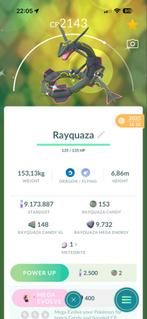 Shiny Rayquaza Pokémon Go - Sterke CP 2143, Ophalen, Gebruikt