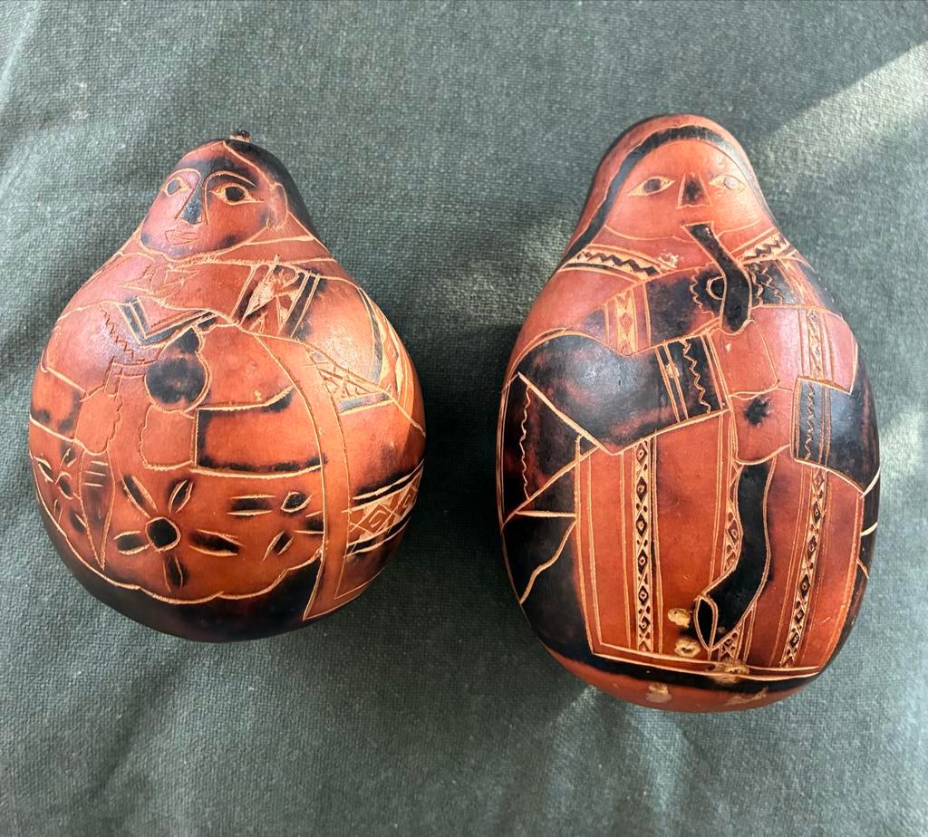 Handgesneden Pompoen Kunstwerkjes, Ophalen of Verzenden