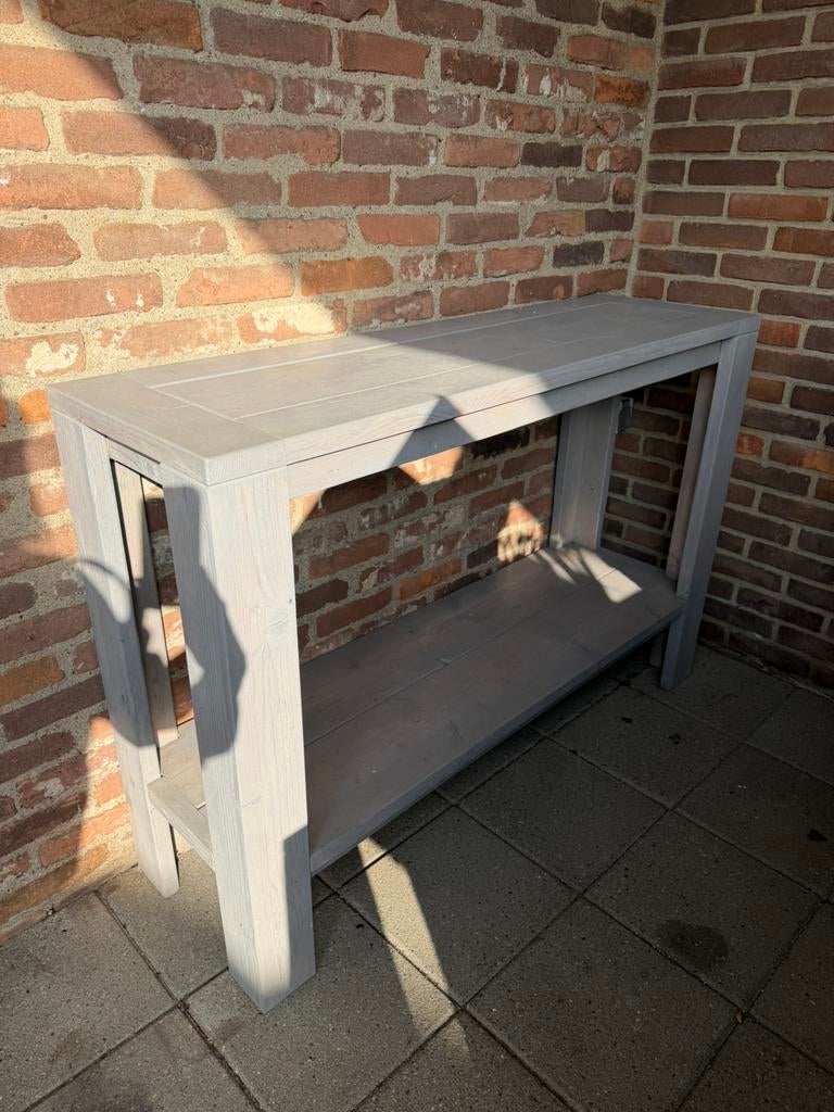 Side table voor buiten, Ophalen, Gebruikt, 100 tot 150 cm, 25 tot 50 cm