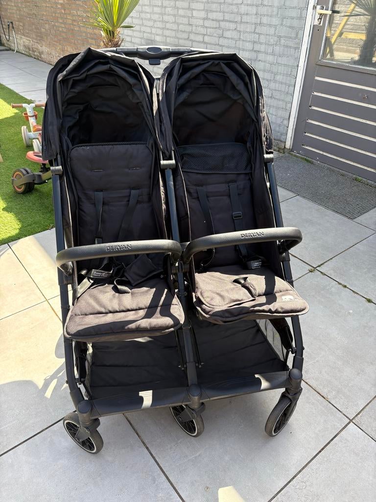 Deryan Rolo X2 Duobuggy - Compacte en lichte tweelingbuggy, Ophalen, Gebruikt, Overige merken, Duomodel