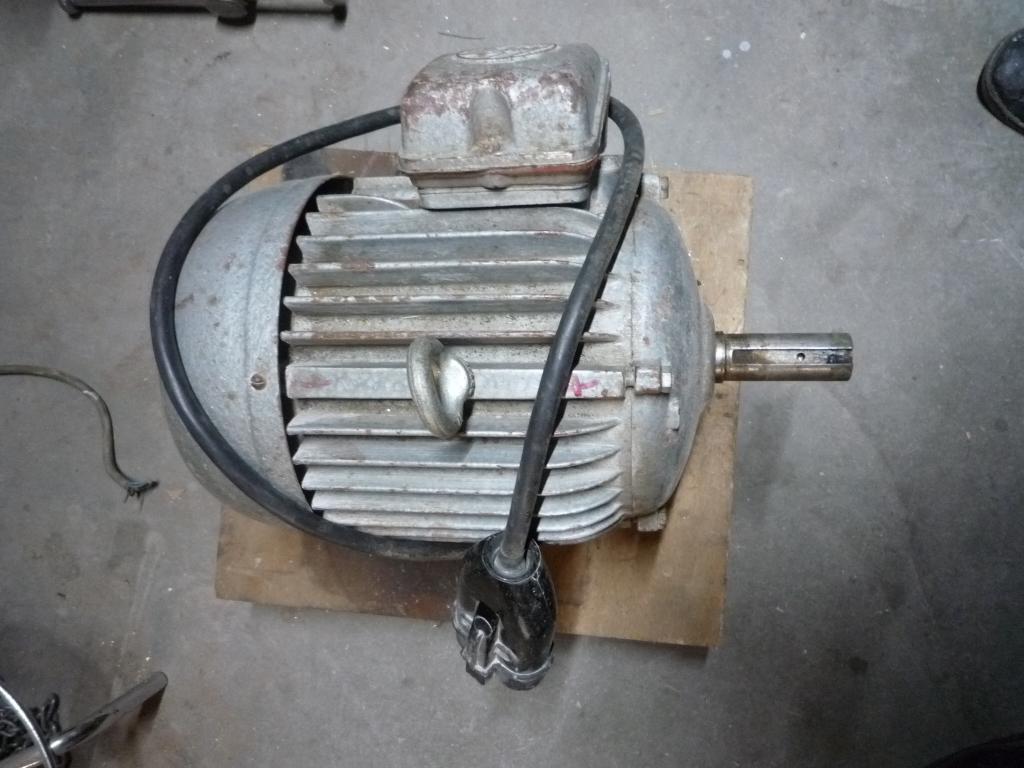 Elektromotor, Ophalen, Gebruikt
