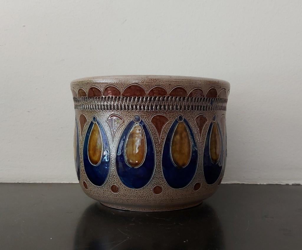 Keramiek Studio Pottery W Germany zoutglazuur pot '70s, Ophalen of Verzenden