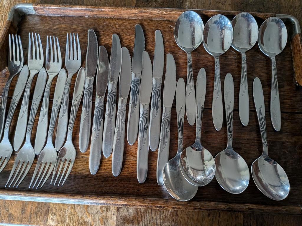 Gero 520 vlammetje cassette 8 pers, Ophalen, Rvs of Chroom