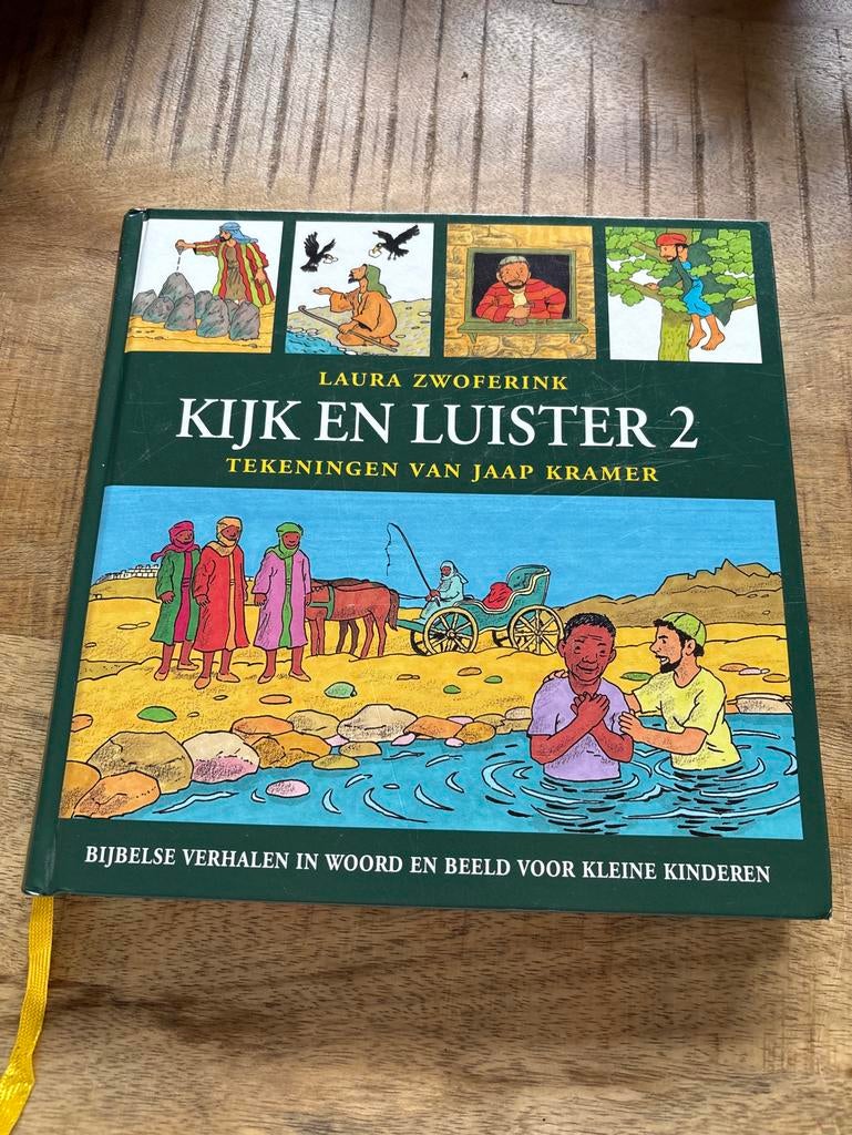 Kijk en luister - 2. Als nieuw bijbel voor kleine kinderen, Christendom | Protestants, Ophalen of Verzenden, Zo goed als nieuw