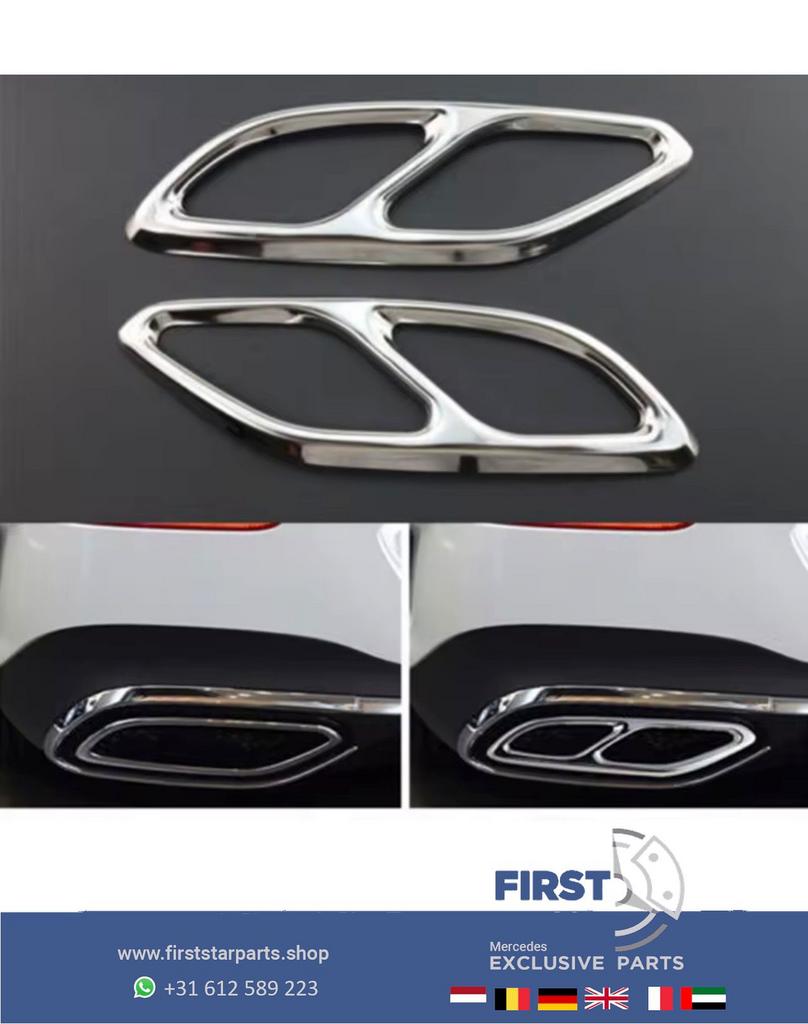 W118 UITLAAT SIERSTUK COVER LINKS + RECHTS SET  Mercedes CLA, Auto diversen, Tuning en Styling, Ophalen of Verzenden, -, -, -