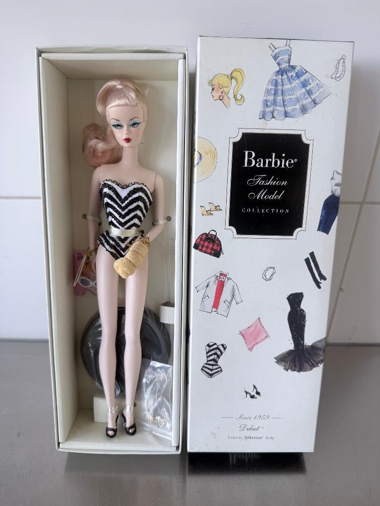 Barbie Silkstone Debute Blonde, Verzamelen, Ophalen of Verzenden, Nieuw, Fashion Doll