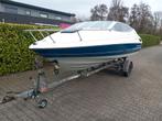 Bayliner vaarbewijs vrij  suzuki 4 takt plus trailer inruil, Nieuw, Ophalen of Verzenden, Minder dan 70 pk, 3 tot 6 meter