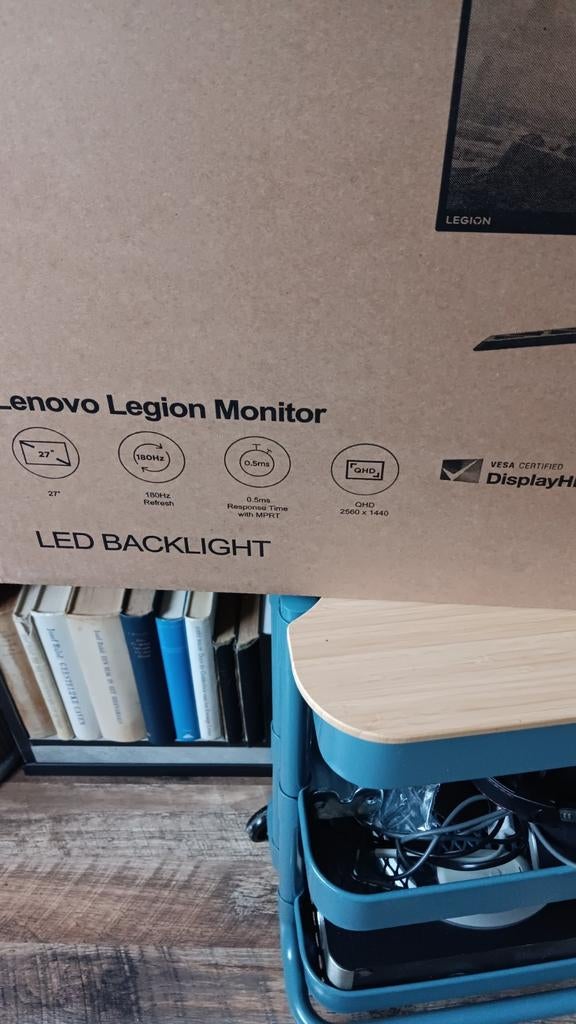 Lenovo Legion R27qe monitor, HDMI, 151 t/m 200 Hz, Ophalen, Gaming
