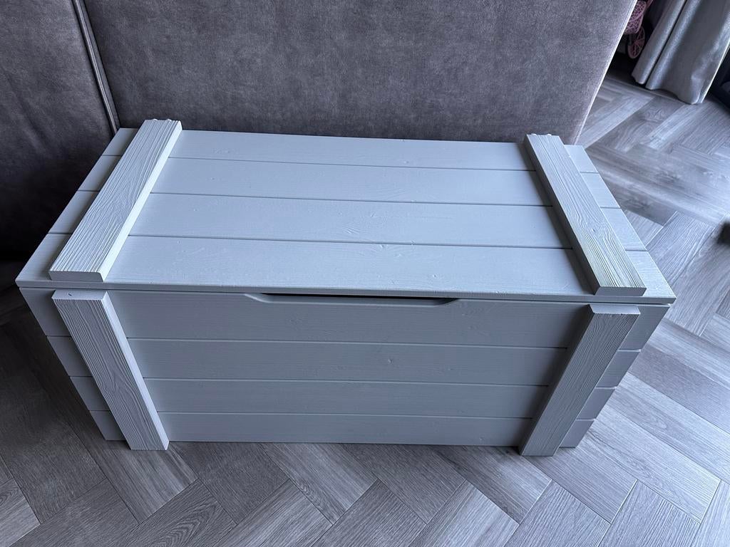 Speelgoedkist Woood Dennis betongrijs, Ophalen of Verzenden, Zo goed als nieuw, Jongen of Meisje