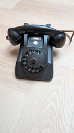 Vintage Bakelieten PTT Telefoon met Draaischijf, Telecommunicatie, Ophalen of Verzenden