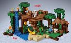 Lego Minecraft 21125 The Jungle Tree House uit 2016, Ophalen of Verzenden, Zo goed als nieuw, Complete set, Lego