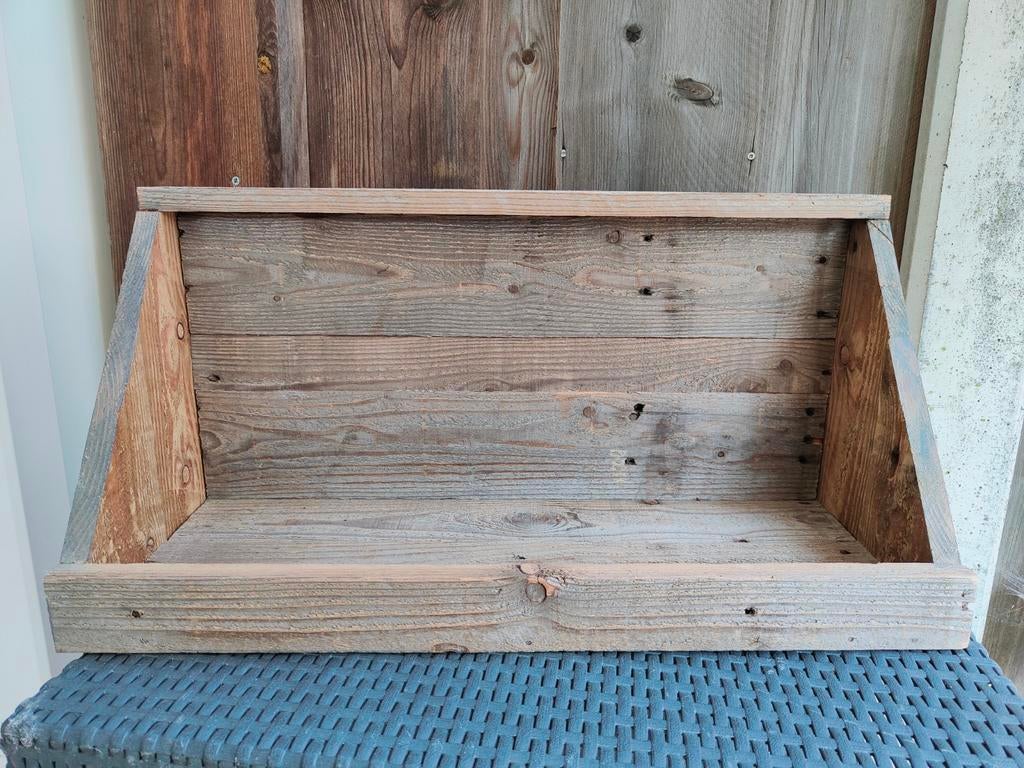 Houten gruttersbak, Huis en Inrichting, Ophalen of Verzenden, Nieuw, Minder dan 50 cm, Minder dan 50 cm