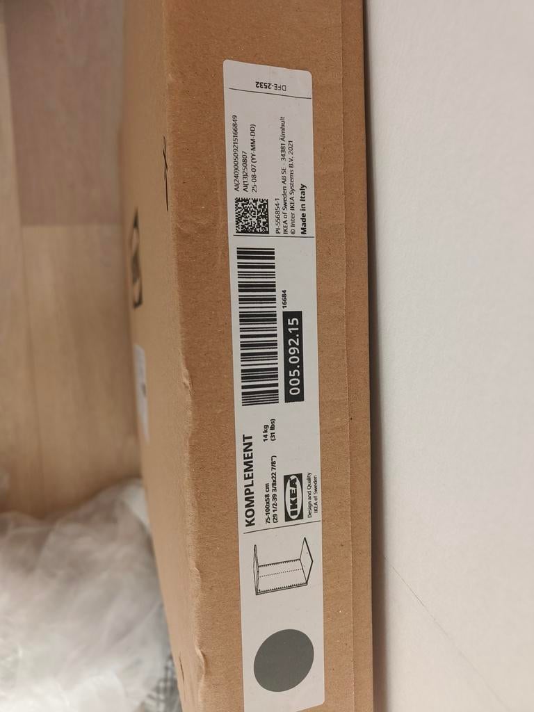 IKEA PAX Komplement verdeler voor kast - Nieuw in doos, Verzenden