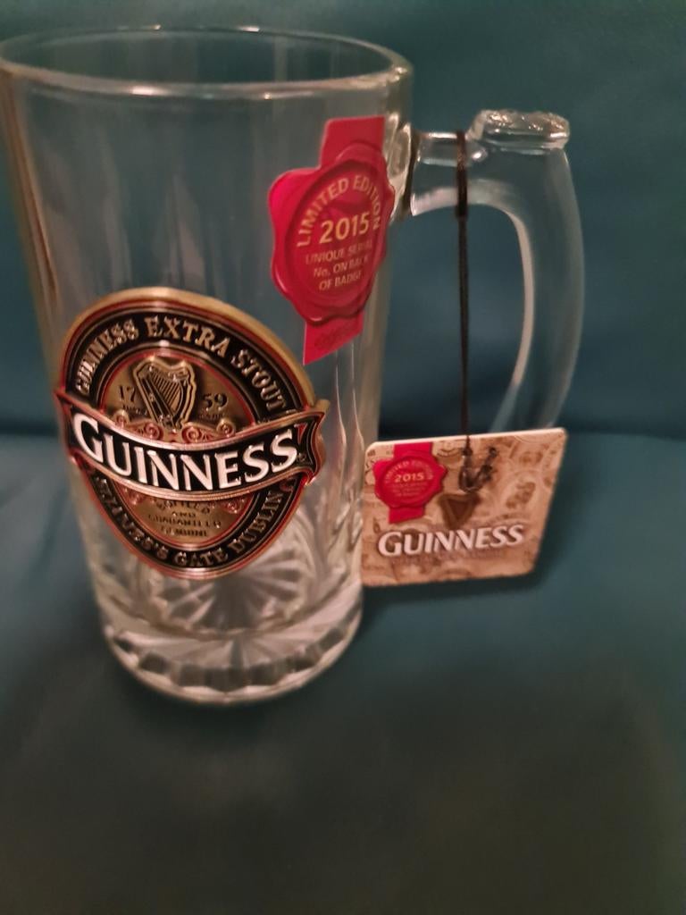 Guinness Limited Edition 2015 Bierglas - Nieuw, Verzamelen, Glas en Borrelglaasjes, Ophalen of Verzenden, Nieuw, Bierglas