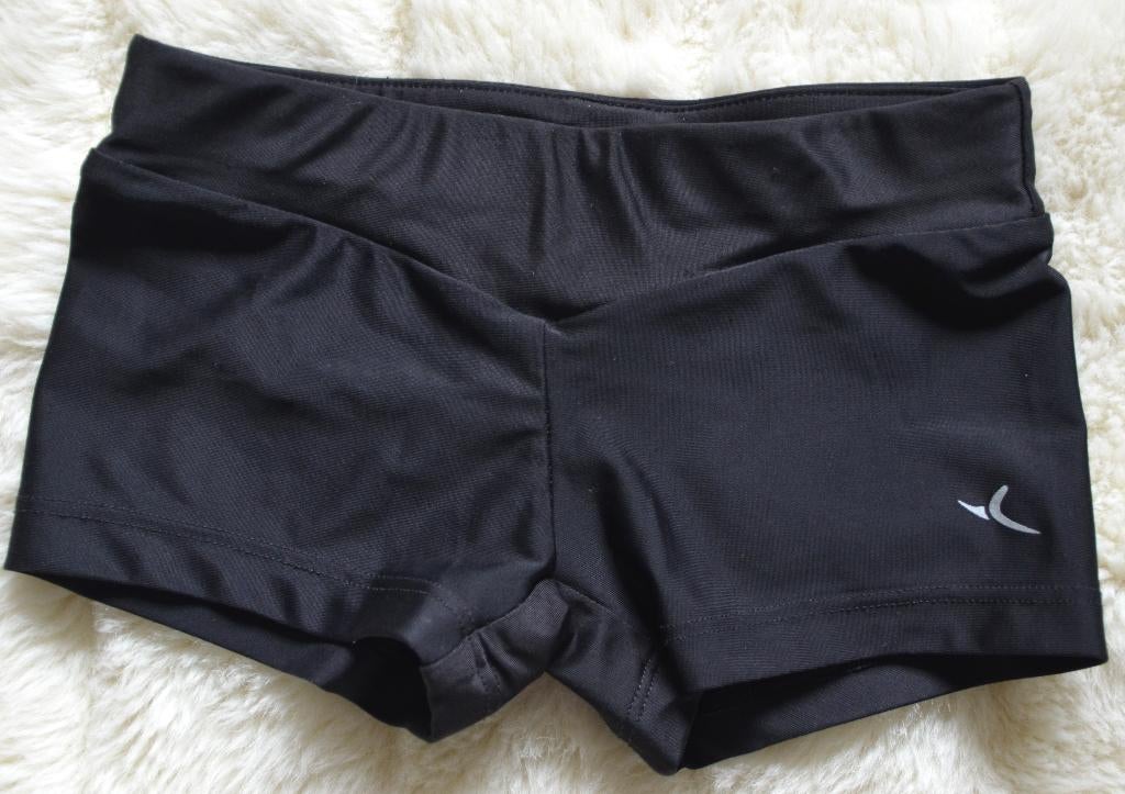 Turn gym broekje zwart maat 80, Ophalen of Verzenden, Zo goed als nieuw, Kleiner dan kindermaat 122, Turnbroekje