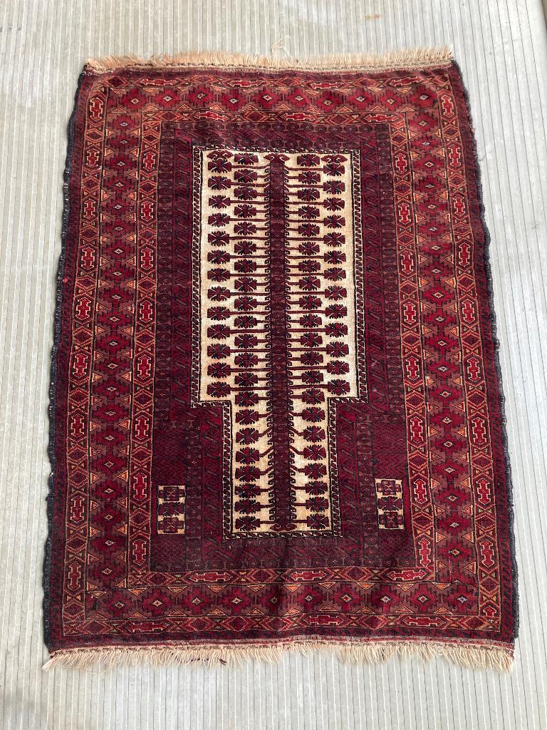 Antiek Oosters Tapijt, Persisch kleed oriental rug vintage, Gebruikt, 200 cm of meer, Oosters, Rechthoekig