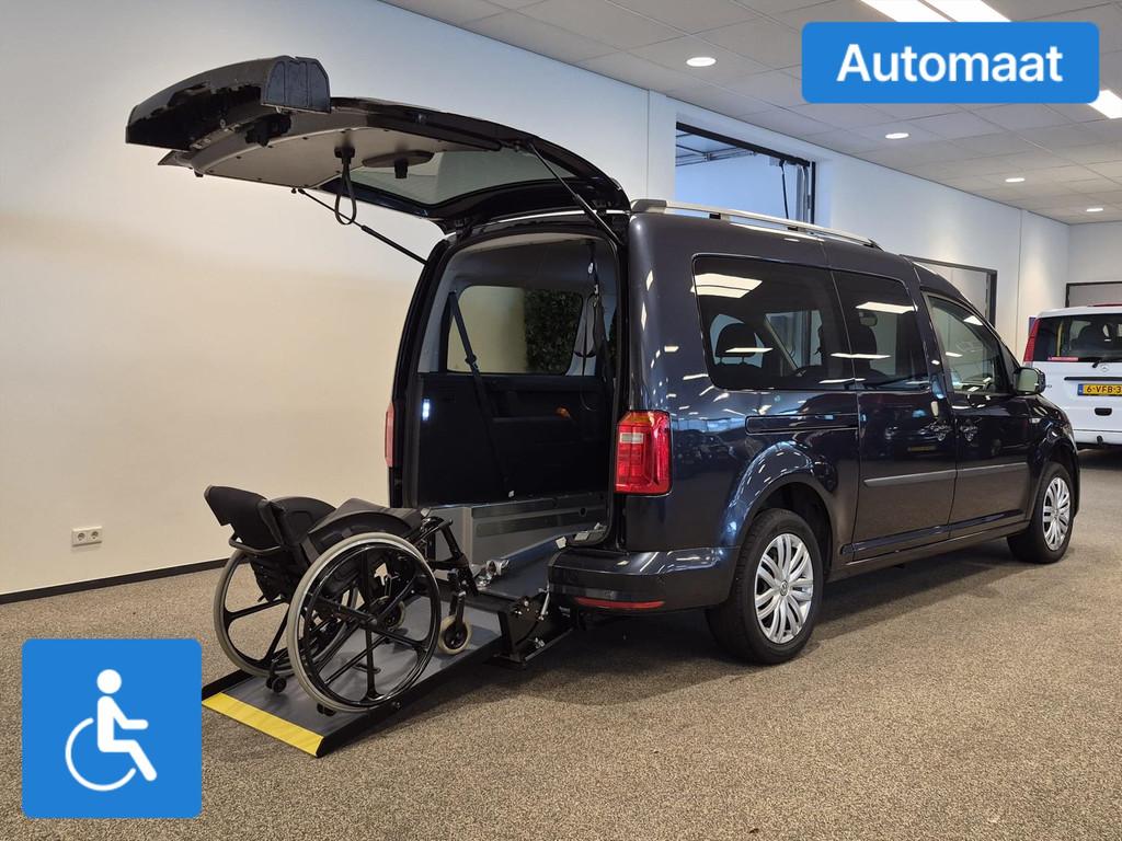 Volkswagen Caddy Maxi Rolstoelauto Automaat 5+1 of 7+0 (ombo, 12 maanden, Gebruikt, Zwart, Blauw