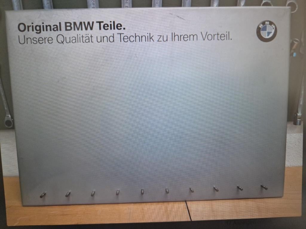 Oud BMW Logo werkplaats sleutelrekje, BMW dealer reclame, Verzamelen, Merken en Reclamevoorwerpen, Gebruikt, Overige typen, Ophalen of Verzenden