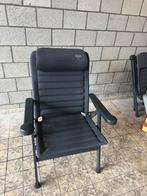 2 stuks XL Crespo kampeer standen stoel incl voetenbankjes, Ophalen, Zo goed als nieuw, Campingstoel