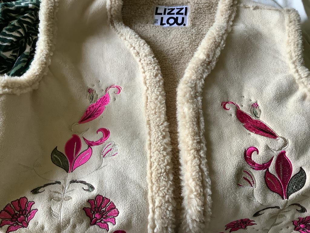 Bontje rosé crème paars XXL vest - Hip en veelzijdig, Ophalen of Verzenden, Gedragen, Maat 46/48 (XL) of groter, Roze