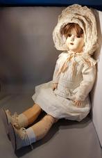 Antieke Papier Mache Pop België, Ophalen of Verzenden