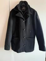 Vanguard zwarte wollen schippersjas heren, Ophalen of Verzenden, Zo goed als nieuw, Maat 56/58 (XL), Zwart