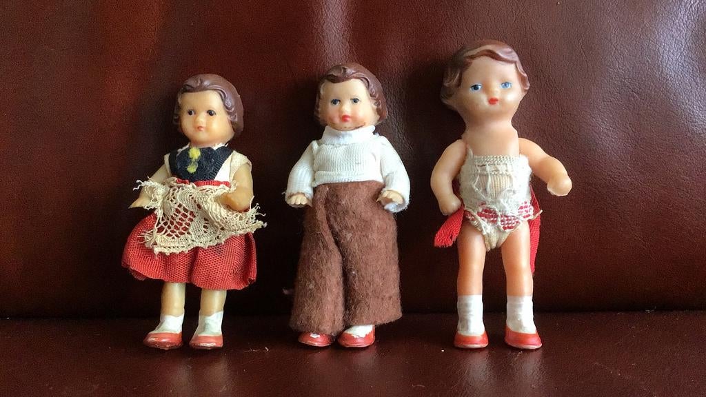 Ari ( august riedeler) popjes 3 x, Verzamelen, Poppen, Ophalen of Verzenden, Zo goed als nieuw, Pop