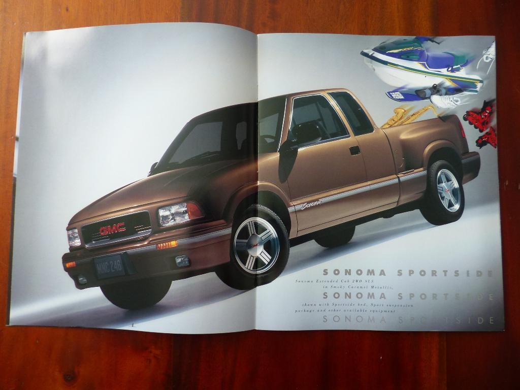 GMC Sonoma 1997 dikke brochure USA, Verzenden, Zo goed als nieuw, Overige merken