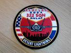 Patch RNLAF 322 SQN. Red Flag 2024 'Desert Lightning', Verzenden, Luchtmacht, Nederland, Embleem of Badge