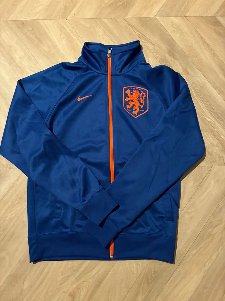 Origineel nederlands elftal trainingsjack maat S, Maat S, Ophalen of Verzenden, Zo goed als nieuw, Trainingspak