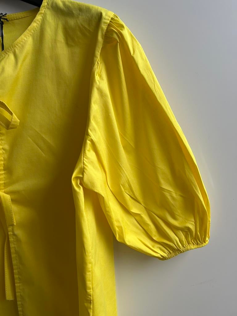 MADE IN ITALY strikjestop geel mt TU, Kleding | Dames, Tops, Made in Italy, -, Verzenden, Parijs