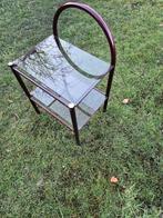 Bijzettafeltje, Minder dan 55 cm, Rond, Glas, Ophalen