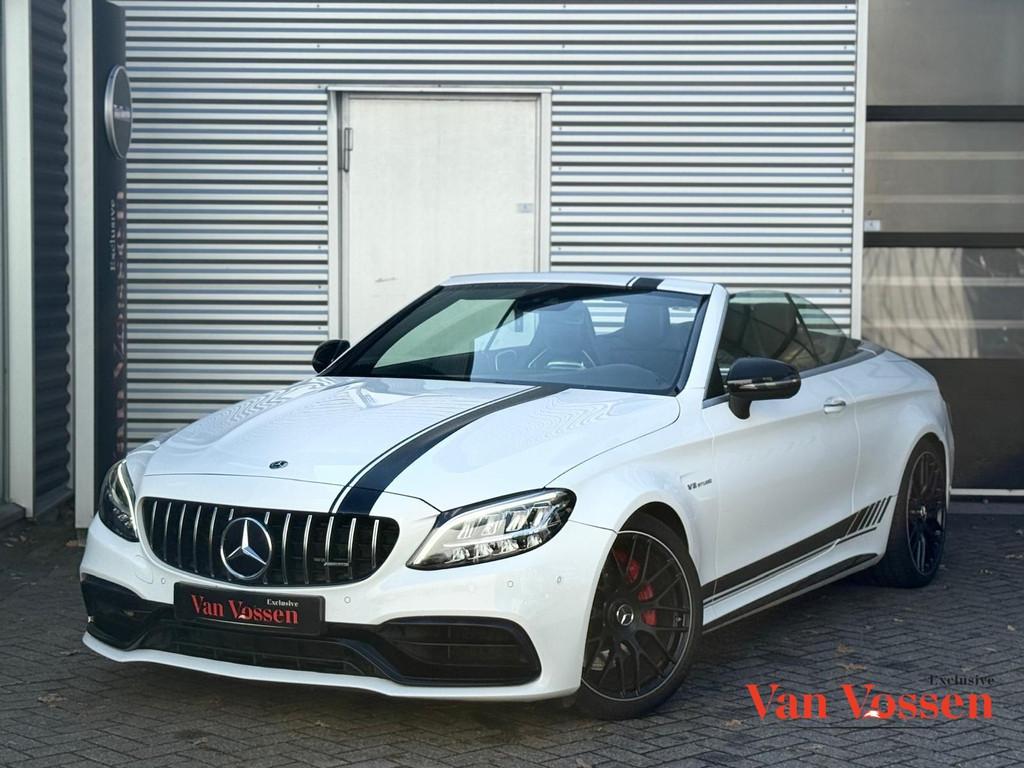 Mercedes-Benz C-klasse Cabrio AMG C63 |Burmester|Camera||Lee, Auto's, Mercedes-Benz, 12 maanden, Achterwielaandrijving, Gebruikt