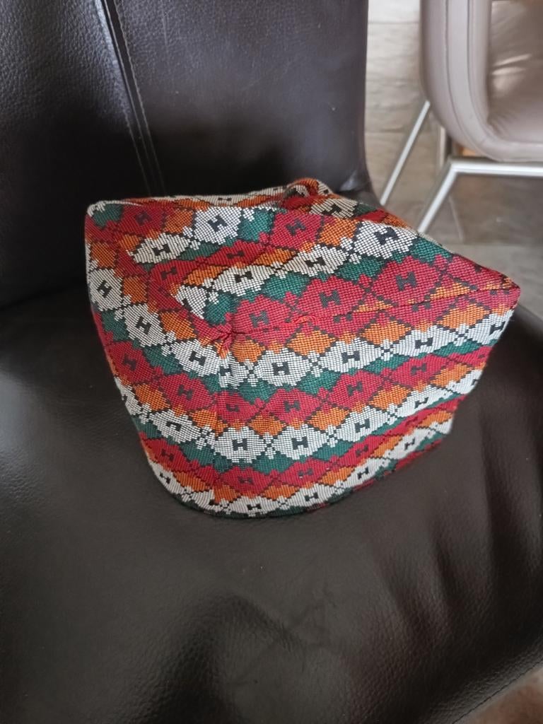 Nepal hoedje pet voor mannen dhaka topi nieuw kleurrijk, Ophalen of Verzenden, Nieuw