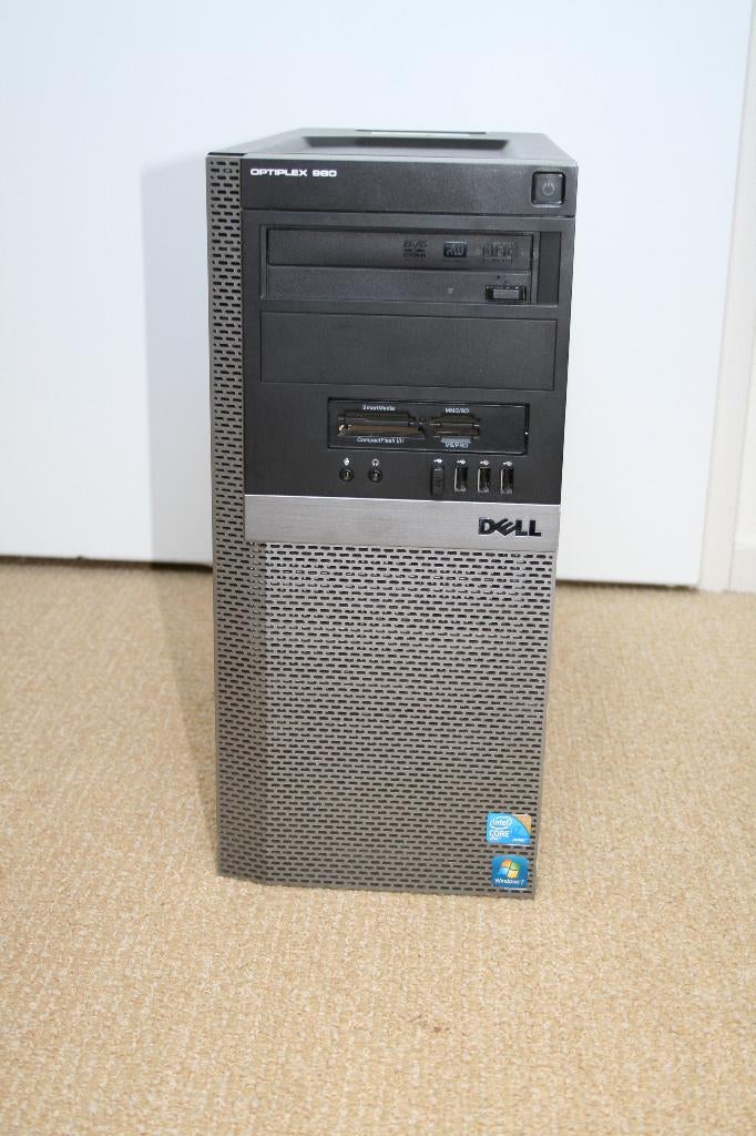 Dell Optiplex 980 desktop PC, 8GB Ram, Core i7, Windows 10, Ophalen, Gebruikt, 2 tot 3 Ghz, 8 GB