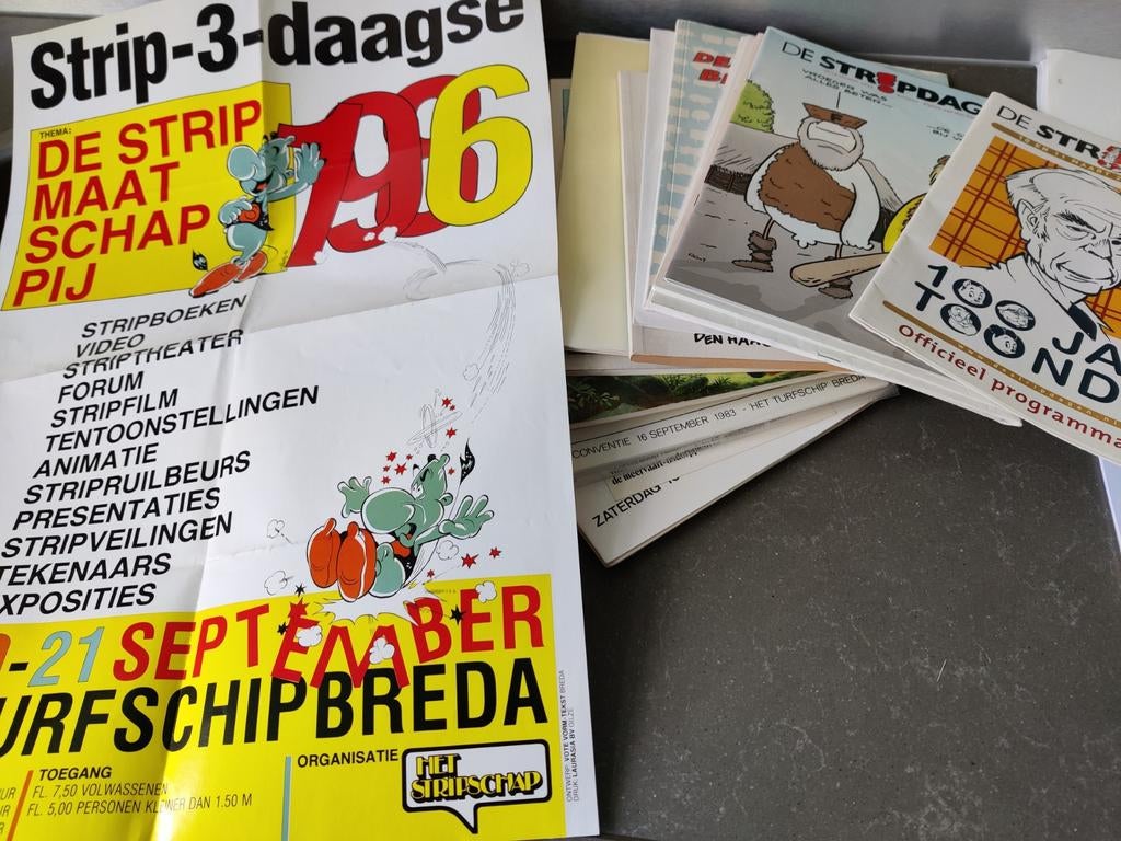 Promotiemateriaal diverse stripdagen, Verzamelen, Ophalen of Verzenden, Suske en Wiske, Zo goed als nieuw, Boek of Spel