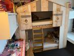Boomhut stapelbed steigerhout handgemaakt incl 2x matrassen, Kinderen en Baby's, Kinderkamer | Stapelbedden en Hoogslapers, Ophalen