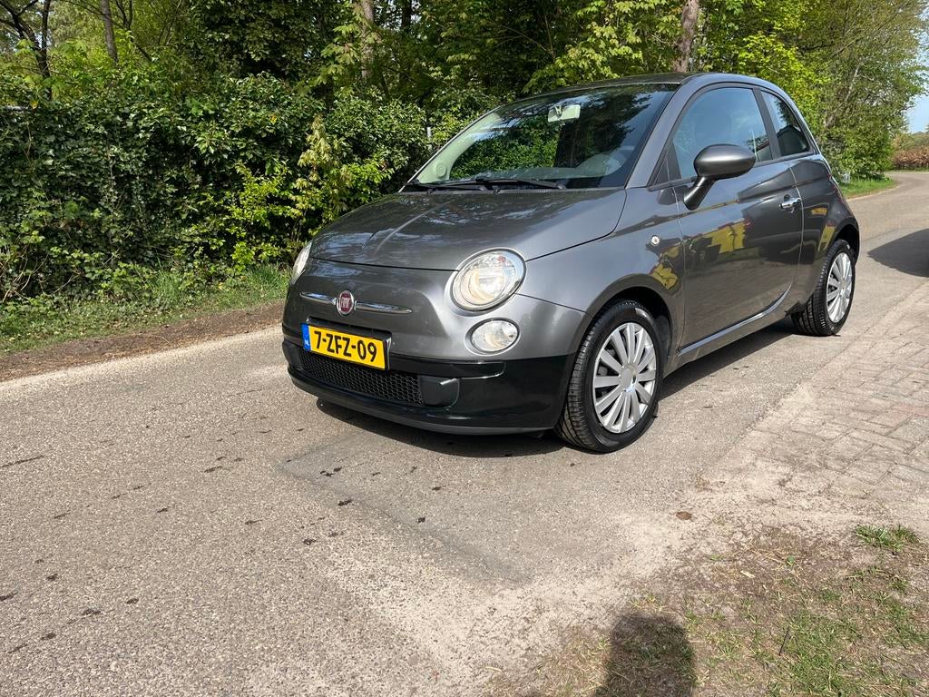 Fiat 500 0.9 Twinair C 2014 Grijs lage kilometerstand nap, Voorwielaandrijving, Stof, 840 kg, Origineel Nederlands