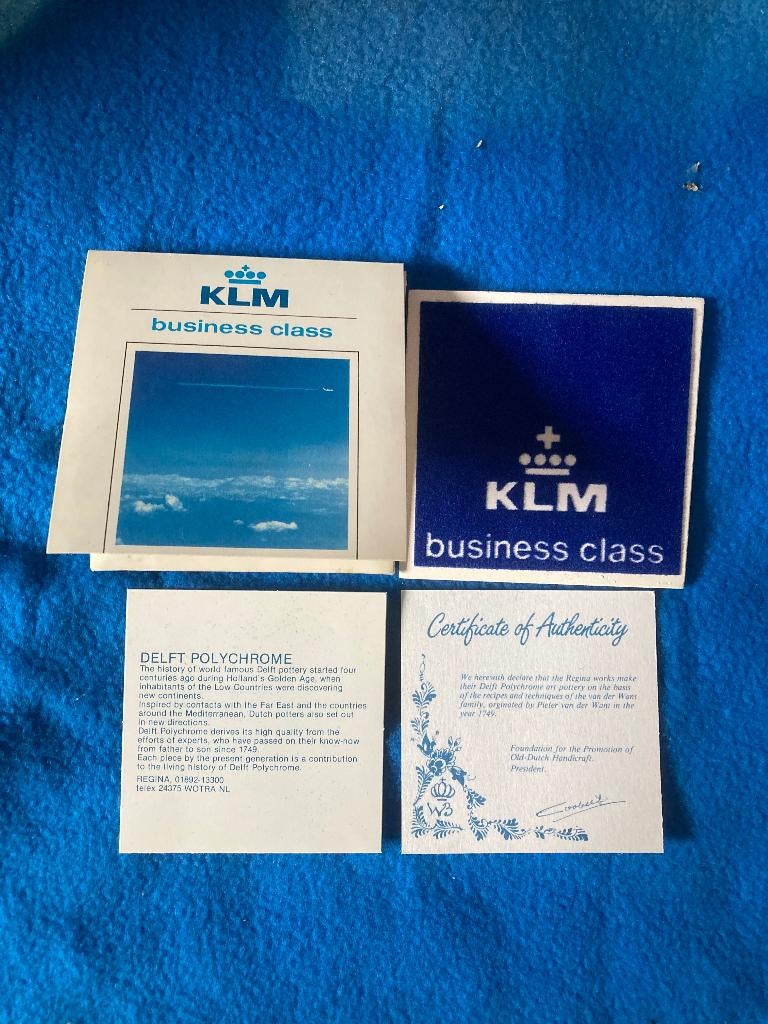 KLM Tegeltjes (36x, 4x Serie van 9), Verzamelen, Luchtvaart en Vliegtuigspotten, Nieuw, Overige typen, Ophalen