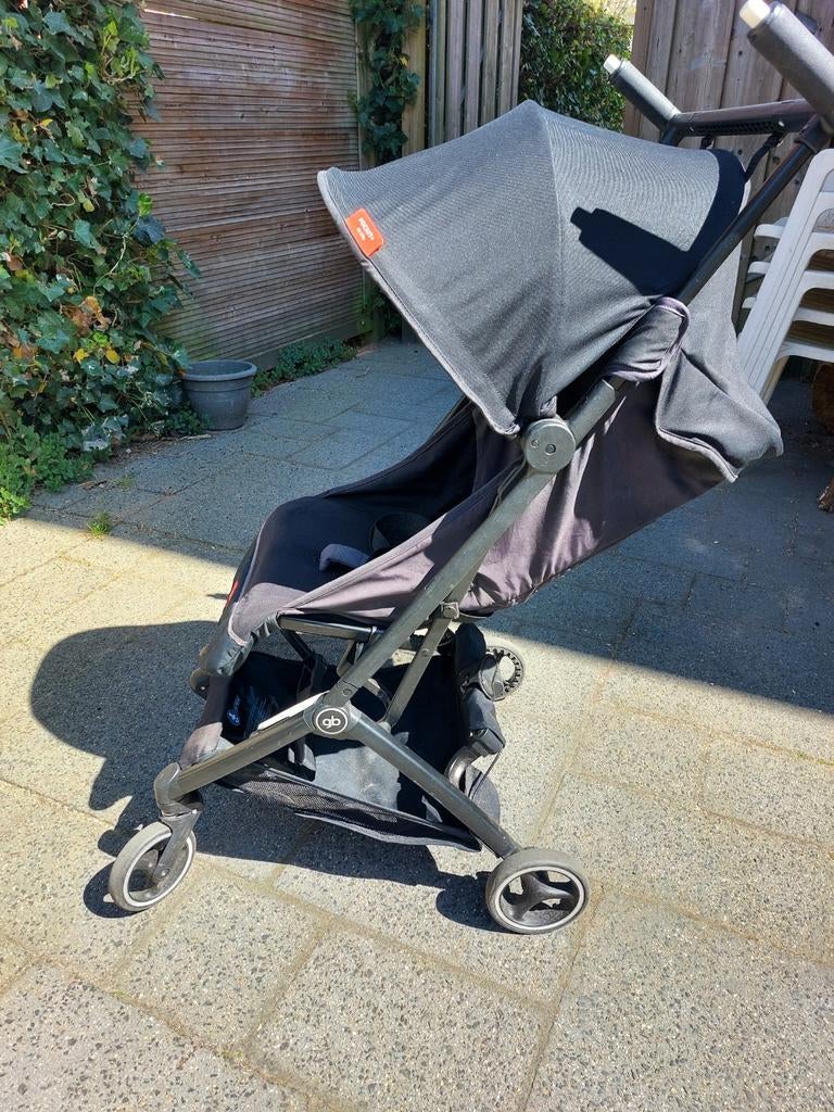 Good Baby Pockit+ All-City buggy kinderwagen velvet black, Kinderen en Baby's, Buggy's, Ophalen