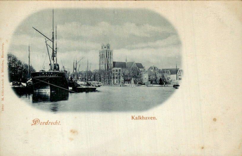 Dordrecht - Kalkhaven, Ophalen of Verzenden, Voor 1920, Ongelopen, Zuid-Holland
