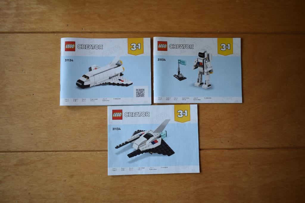Lego 31134 Creator 3in1 space shuttle, Lego, Compleet, Ophalen of Verzenden, Zo goed als nieuw