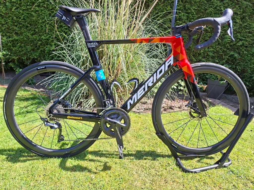 Merida Reacto 5000 Bahrain Victorious 11 speed, Overige merken, 28 inch, Gebruikt, Carbon
