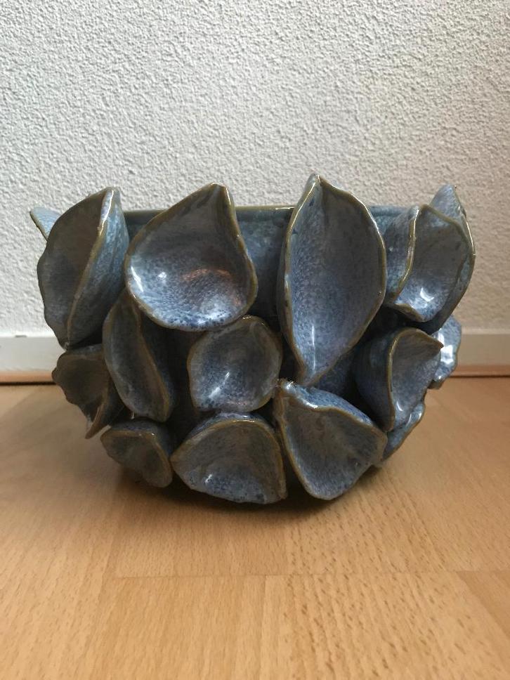 Prachtige PTMD BELIZE bloempotten 3x, Tuin en Terras, Bloempotten, Zo goed als nieuw, Aardewerk, Binnen, Minder dan 40 cm, Minder dan 25 cm