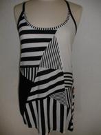 10 FEET top tuniek jurk zwart wit maat M, Kleding | Dames, Jurken, Maat 38/40 (M), 10 Feet, Wit, Ophalen of Verzenden