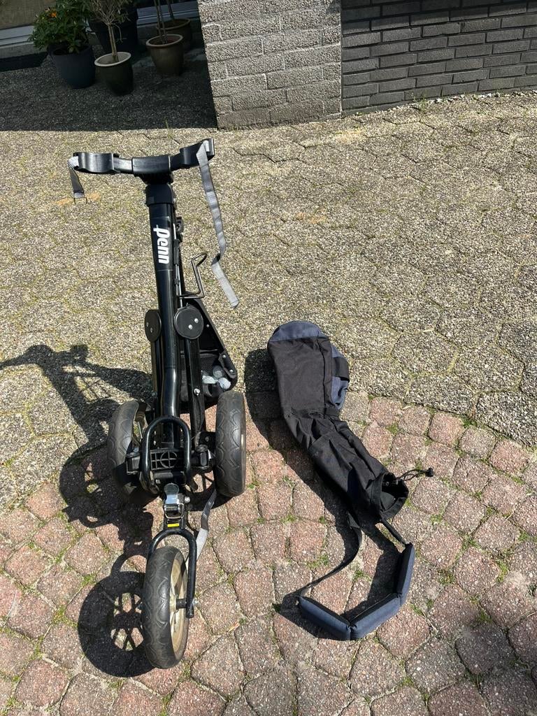 PENN Golf Tas Trolley – Inklapbaar, Sport en Fitness, Golf, Ophalen, Zo goed als nieuw, Golfkar