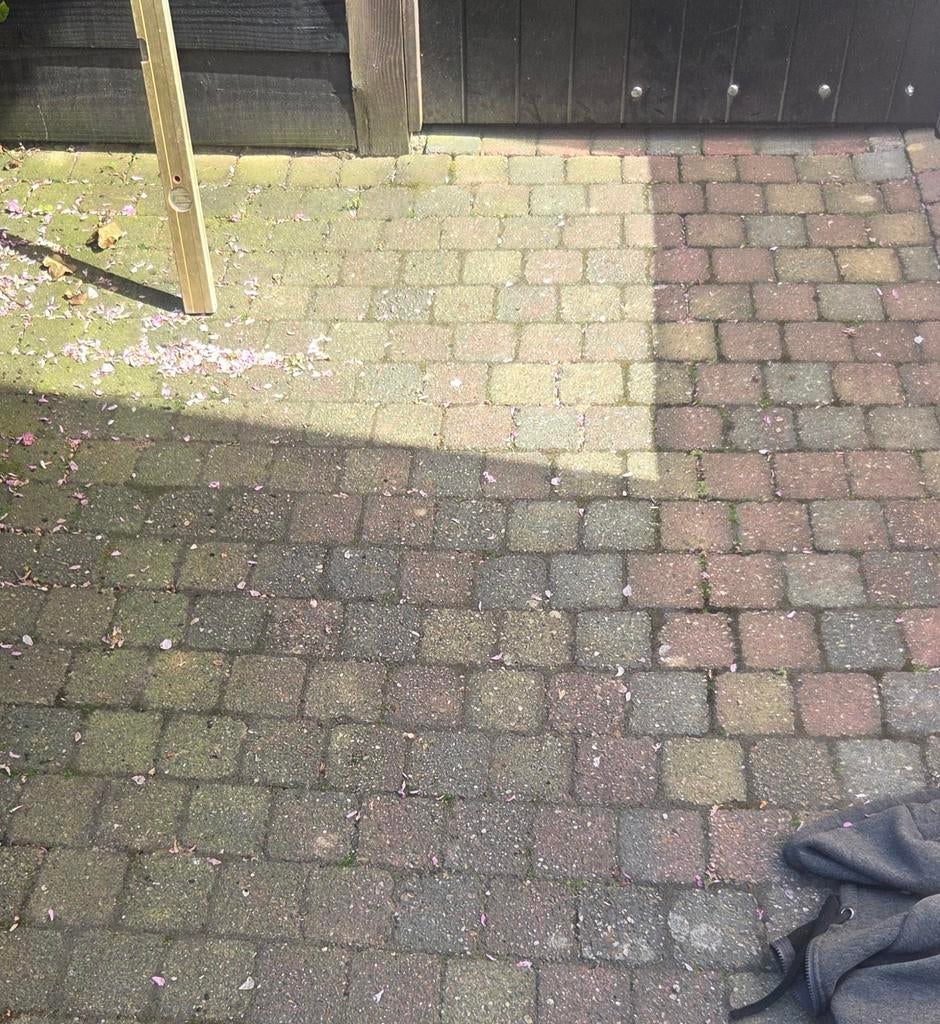 Gratis Cobblestones 10x10 cm - 8m²,  af te halen, Gebruikt, Beton, Terrastegels, 5 tot 10 m²