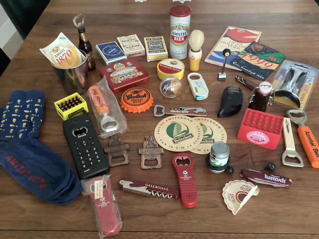 Div. drank promotieartikelen - Heineken, Amstel, Grolsch enz, Ophalen of Verzenden, Gebruikt, Overige typen, Overige merken