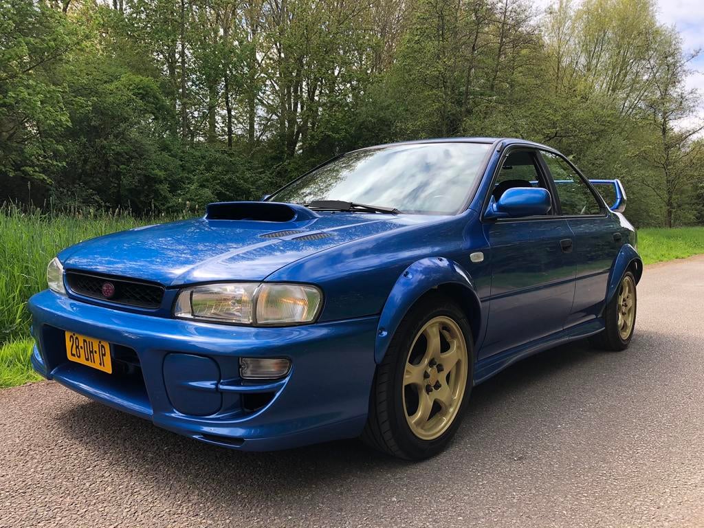 Subaru Impreza 2.0 GT Turbo AWD 1999 Blauw, Auto's, Subaru, Bedrijf, Impreza, 4x4, Airconditioning, Alarm, Elektrische buitenspiegels