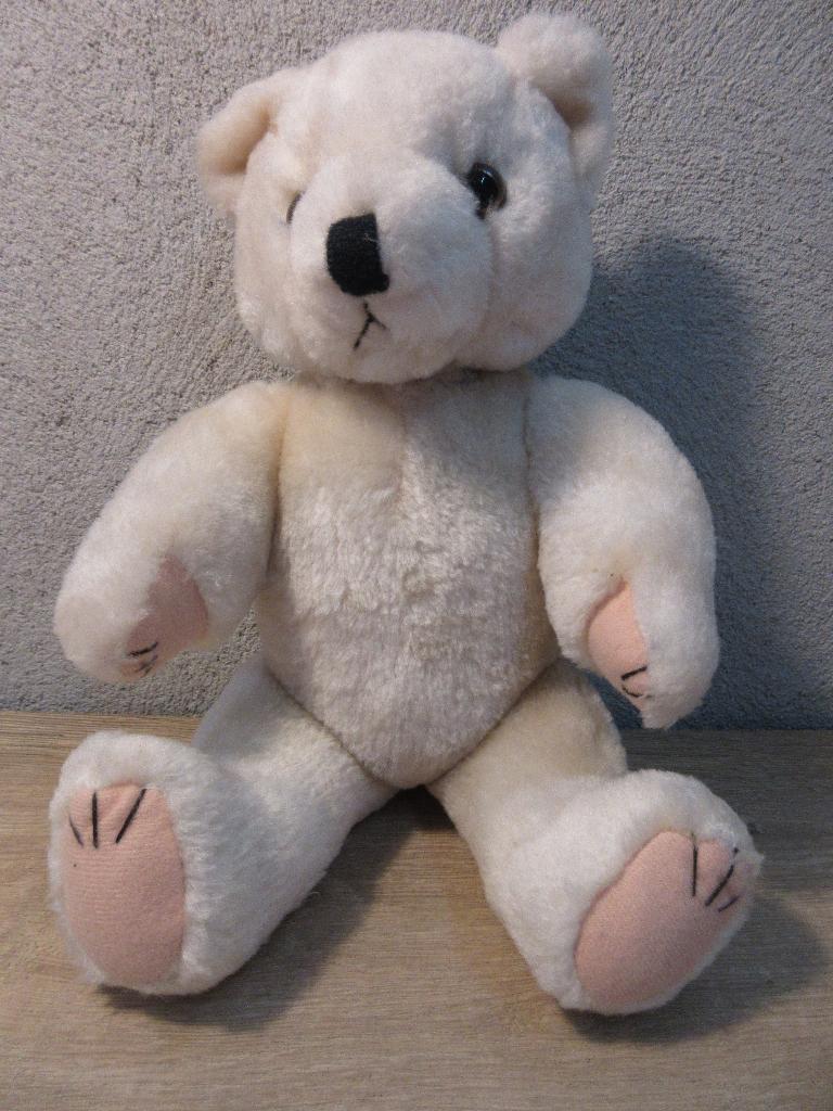 Oude beer beddybeer Hamarc BV, Verzamelen, Beren en Cherished Teddies, Ophalen of Verzenden, Gebruikt, Stoffen beer, Overige merken